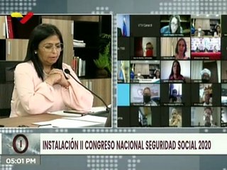 Delcy Rodríguez: Venezuela tiene grandes garantías sociales, un sistema reivindicativo e incluyente