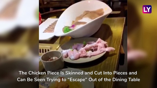 Scary! ‘Zombie Raw Chicken Comes Back to Life, Tries to Crawl off the Dining Table