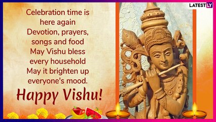 Vishu 2019 Wishes and Messages in English for The Kerala New Year