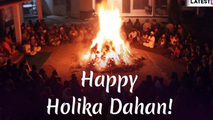 Holika Dahan 2020 Greetings and Images: Wish Your Loved Ones With WhatsApp Messages on Choti Holi