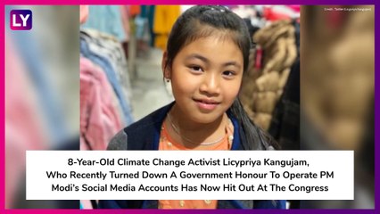 Licypriya Kangujam, 8-Year-Old Activist After Turning Down PM Modis Honour, Bashes Congress