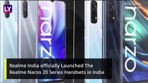 Realme Narzo 20A, Narzo 20 Pro & Narzo 20 Launched in India from Rs 8,499; Prices, Variants, Features & Specifications