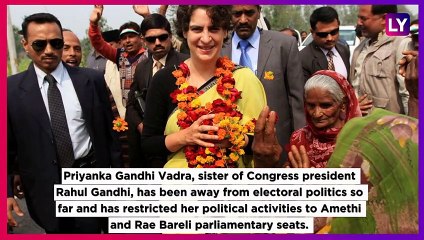 Скачать видео: Priyanka Gandhi Vadra Enters Active Politics: Congress Calls it 'Game-Changer', BJP Cries 'Nepotism'