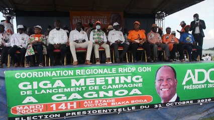 Présidentielle 2020 : 13e jour de campagne du candidat Alassane Ouattara