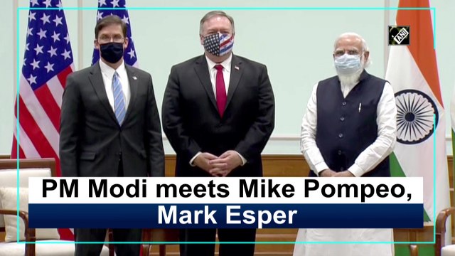 PM Narendra Modi meets US State Secretary Mike Pompeo, Defence Secretary Mark Esper