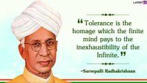 Sarvepalli Radhakrishnan Birth Anniversary: Thought-Provoking Quotes by the Great Indian Teacher