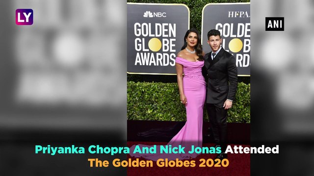 Golden Globes 2020: Priyanka Chopra Slays In A Pink Gown, Nick Jonas Wears Black