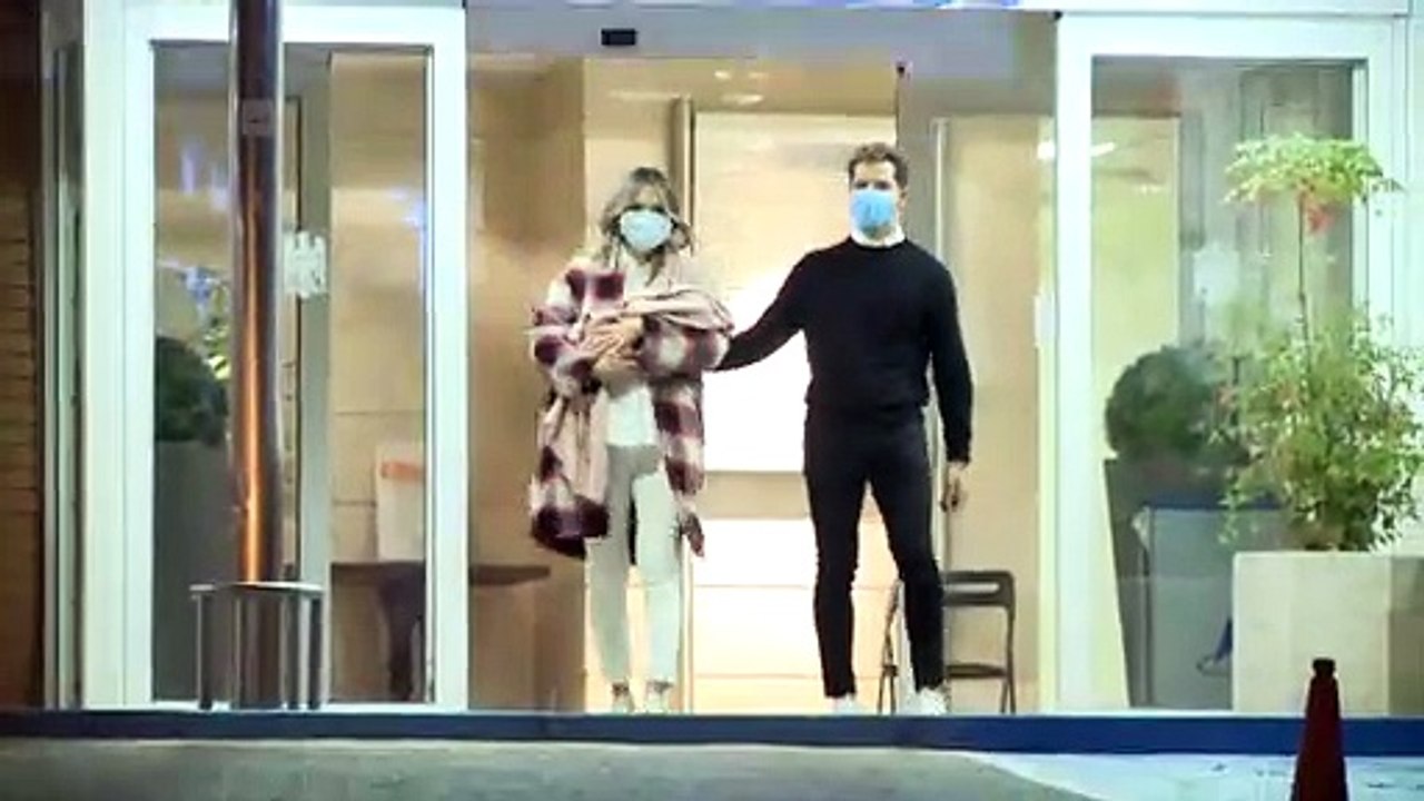 Rosanna Zanetti y David Bisbal ya están en casa con la pequeña Bianca