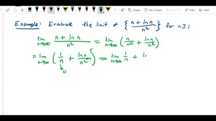 Sequences - limit of sequence with lhopitals rule