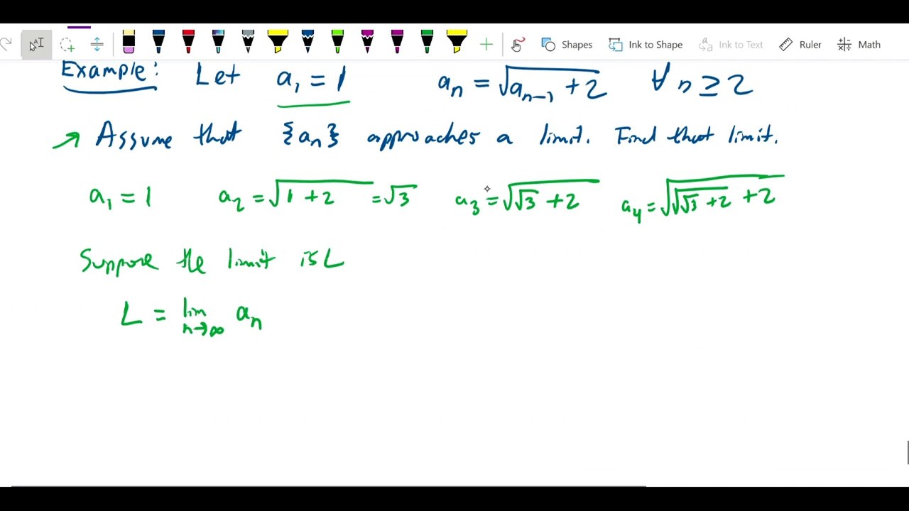 Sequences - Recursively defined sequence
