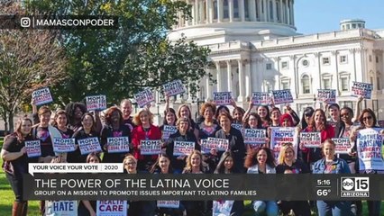 Latina mothers taking action to increase voter turnout in battleground states like Arizona