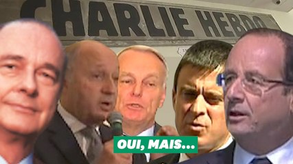 Le "oui, mais" à "Charlie Hebdo"... une tradition française chez les politiques