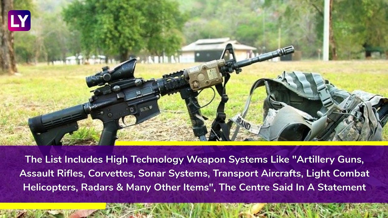 Rajnath Singh Announces Ban On 101 Import Defence Items In Push For Make In India, Atmanirbhar India