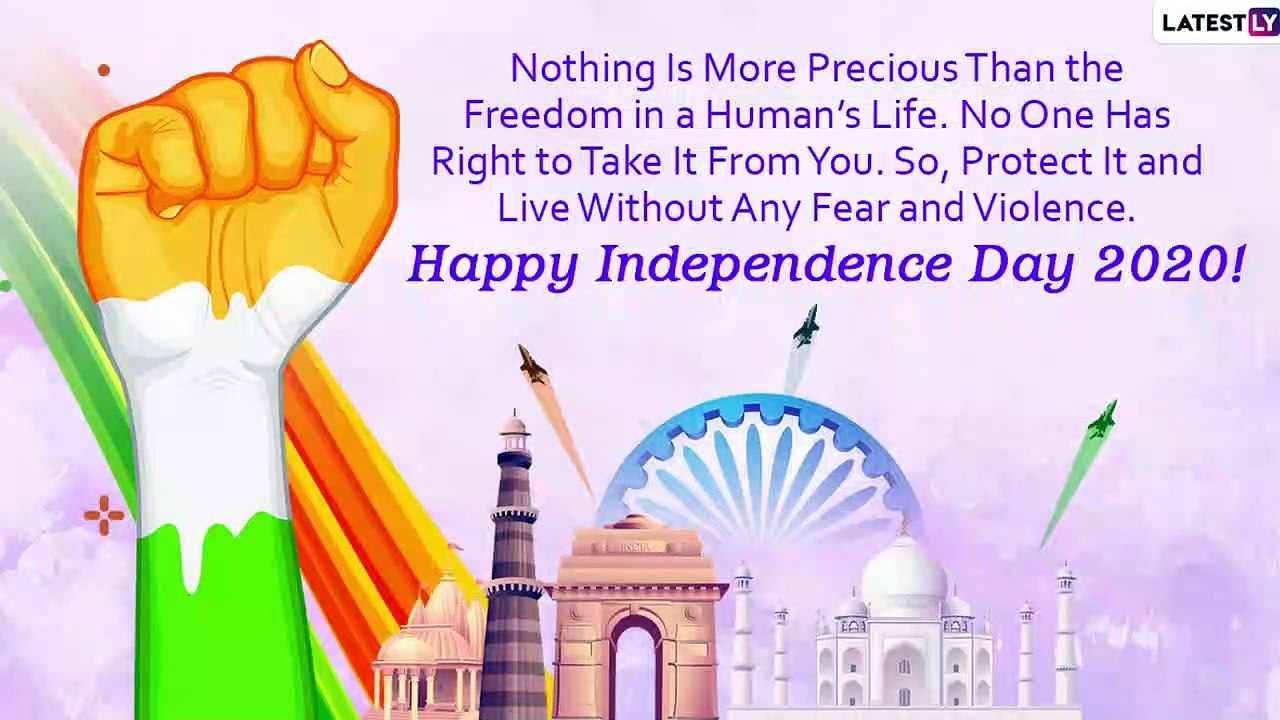 Happy Independence Day 2020 Greetings, WhatsApp Messages & Wishes ...