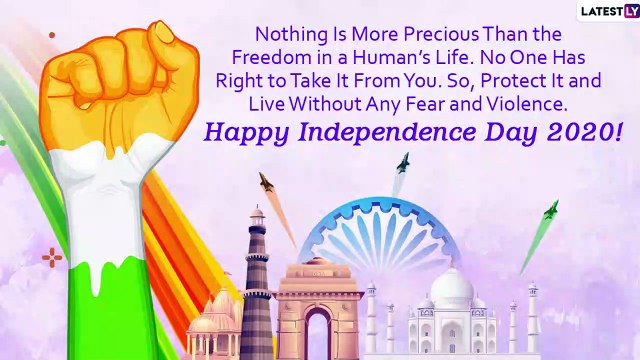 Happy Independence Day 2020 Greetings, WhatsApp Messages & Wishes to Celebrate the National Festival