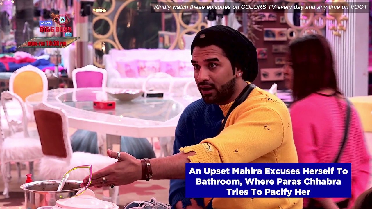 Bigg Boss 13 Episode 69 Updates | 3 Jan 2020: Mahira Sharma Slaps Paras Chhabra