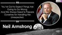 Neil Armstrong Death Anniversary: Inspiring Quotes by The First Man to Step on The Moon
