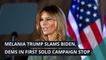 Melania Trump slams Biden, Dems in first solo campaign stop, and other top stories in politics from October 28, 2020.