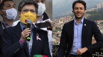 Claudia López entrega al alcalde de Medellín estrategias para enfrentar la pandemia