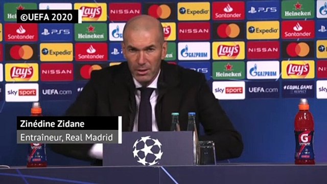 La réaction de Zinedine Zidane après le nul face à Gladbach