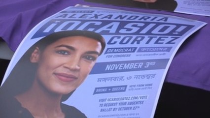 Ocasio-Cortez cree que el rechazo a Trump alimenta las colas para votar