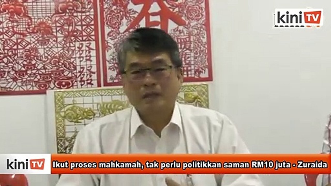 Ikut proses mahkamah, tak perlu politikkan saman RM10 juta - Zuraida