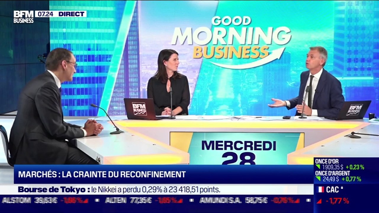 Wilfrid Galand (Montpensier Finance): Marchés, la crainte du reconfinement - 28/10