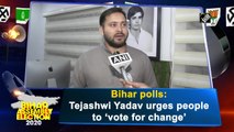 ‘Vote for change,’ Tejashwi Yadav tells Bihar voters
