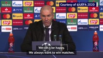 Zidane confident Real can advance despite second Champions League setback