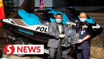 Selangor cops receive electric bikes and jet skis for border patrol efforts