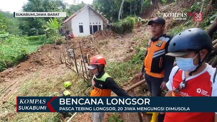 Pasca Tebing Longsor, 20 Jiwa Mengungsi Dimusola