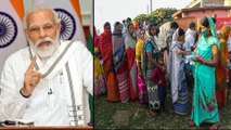 Bihar Elections 2020 Voting Underway: Modi Urges Voters కనీవినీ ఎరుగని రీతిలో ఓ రాష్ట్ర ఎన్నికలు!!