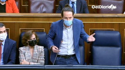 Iglesias, al PP: "Su discurso moderado ha durado menos que la mili de Abascal"