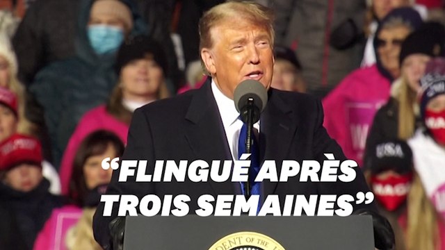 Donald Trump choque en imaginant Joe Biden flingué juste après l'élection