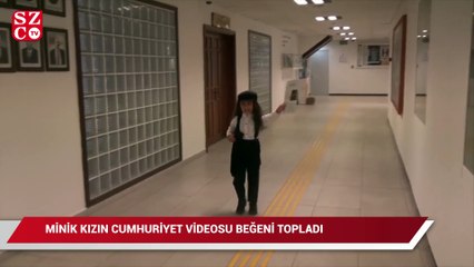 Télécharger la video: Minik kızın Cumhuriyet videosu beğeni topladı