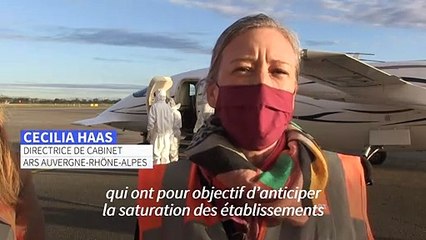 Covid-19: transfert de patients pour soulager les hôpitaux d'Auvergne-Rhône-Alpes