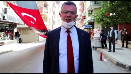 Alaşehir'de bayrak üzerinden geçen araca soruşturma