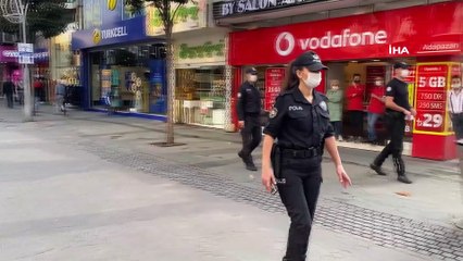 Download Video: Polis ekiplerinden Sakarya’nın en işlek caddesinde maske avı