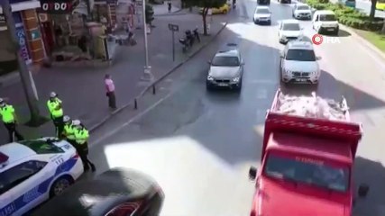 Drone Tespit Etti Yayalara Ceza Yağdı