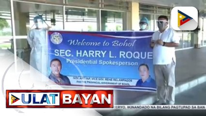 #UlatBayan | Health protocols ng Bohol LGU para sa mga turista, ikinatuwa ni Sec. Roque