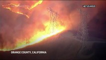 Crews fight out-of-control California wildfires