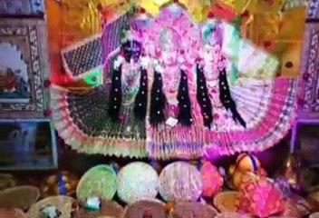 भव्य श्रृंगार के साथ छप्पन भोग का किया गया आयोजन