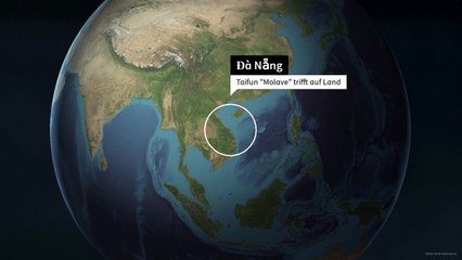 Mindestens zwei Tote durch Taifun "Molave" in Vietnam