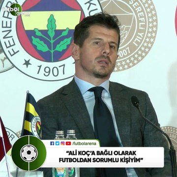 Emre Belözoğlu: Ali Koç'a bağlı olarak futboldan sorumlu kişiyim