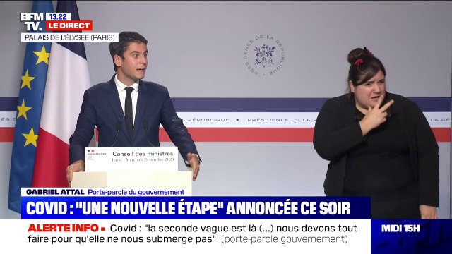 Gabriel Attal/Covid-19: La hausse fulgurante à laquelle nous assistons en Europe est grave, importante, générale et largement inattendue