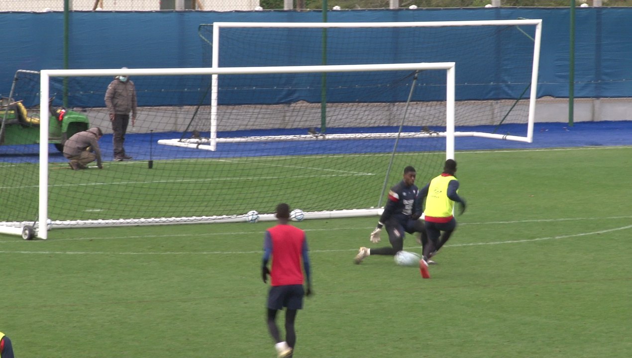 Nos gardiens de but étaient infranchissables lors de la séance de ce matin (28/10/2020)