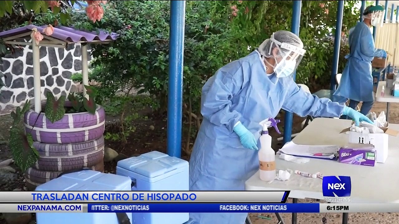 Trasladan centro de hisopado - Nex Noticias
