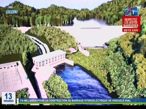 RTG/ Signature d’un contrat d’aménagement hydroélectrique de la capitale gabonaise en présence du Ministre de l’énergie et de plusieurs autres membres du gouvernement