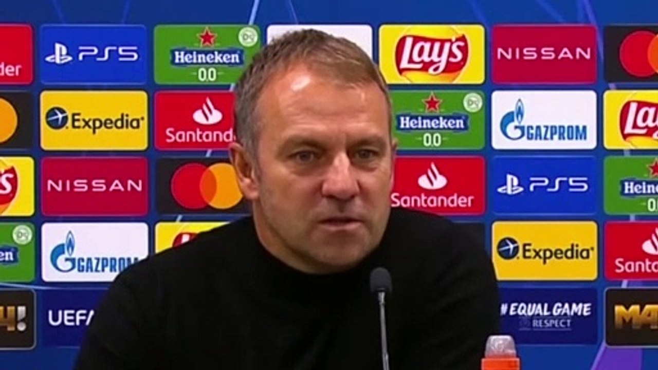 Football - Champions League - Hansi Flick press conference after Lokomotiv 1-2 Bayern