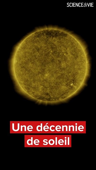 Voici un extrait d'une décennie du Soleil en vidéo.